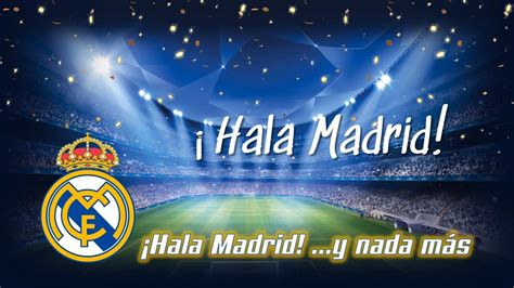 hala madrid himno letra